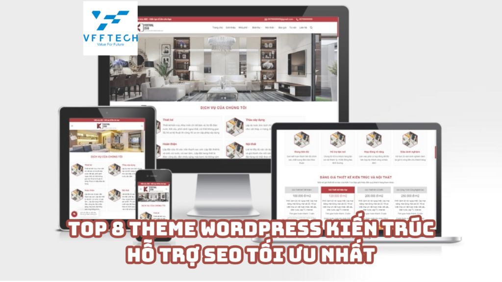 Theme WordPress kiến trúc