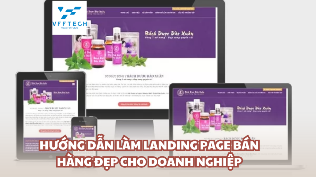 landing page bán hàng