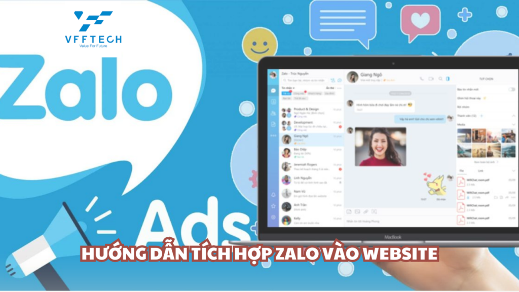 tích hợp zalo vào website